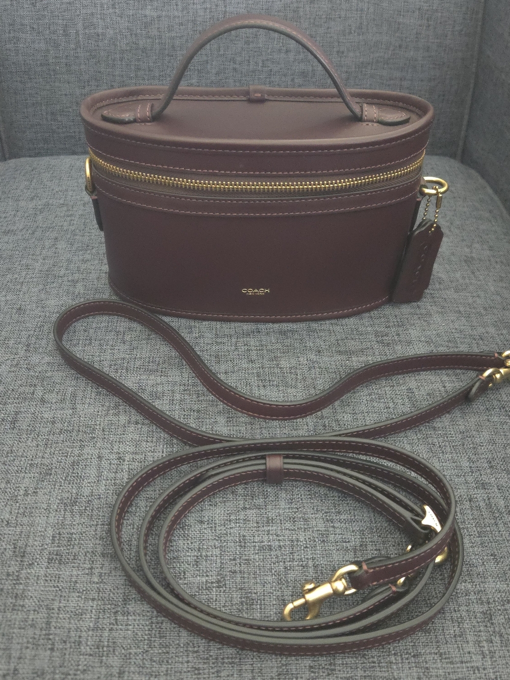 Coach Trail Bag- Black Currant